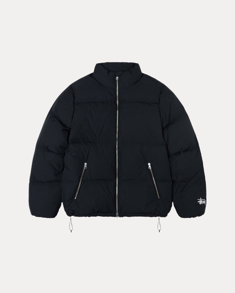 Stüssy Down Puffer Dámské HL64-7314T5 | Stussy Bundy Nylon Černé