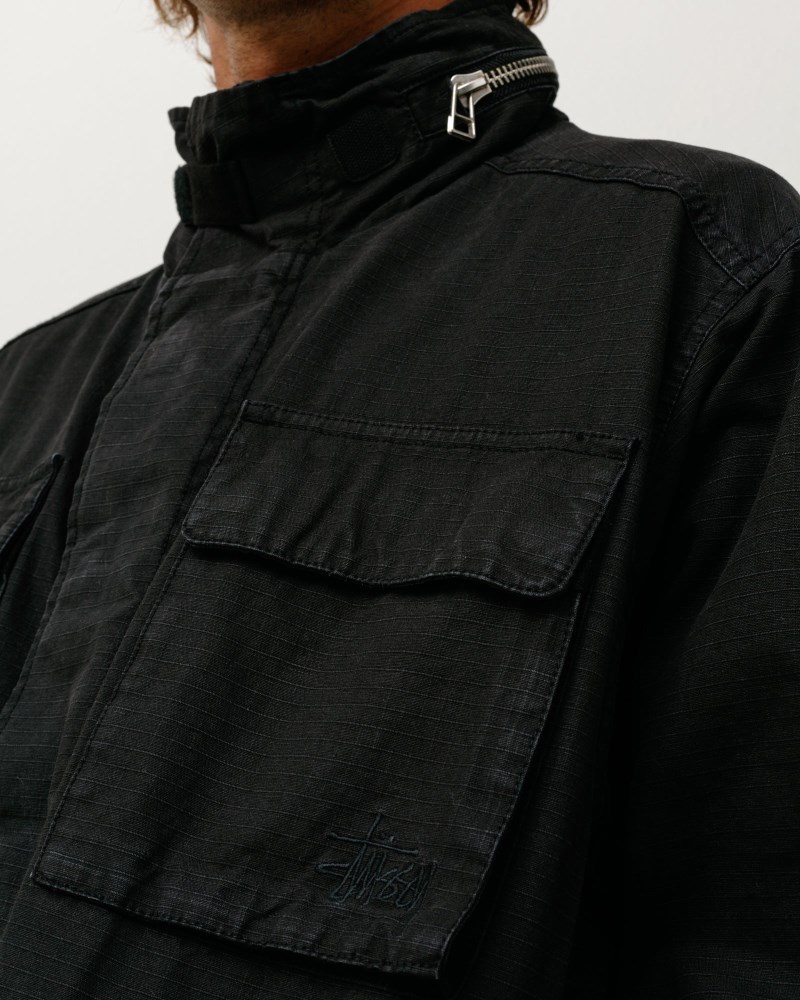 Stüssy M65 Jacket Dámské DI17-3087C7 | Stussy Bundy Černé