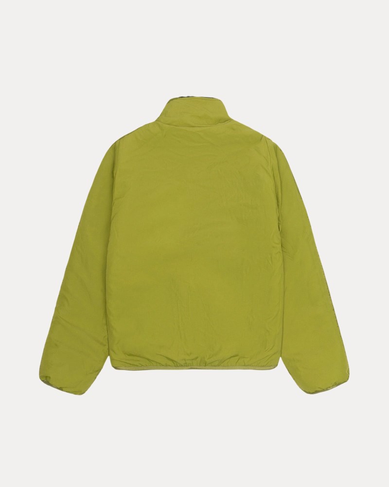 Stüssy Sherpa Reversible Jacket Dámské XR29-8639P8 | Stussy Bundy Tmavě Zelene