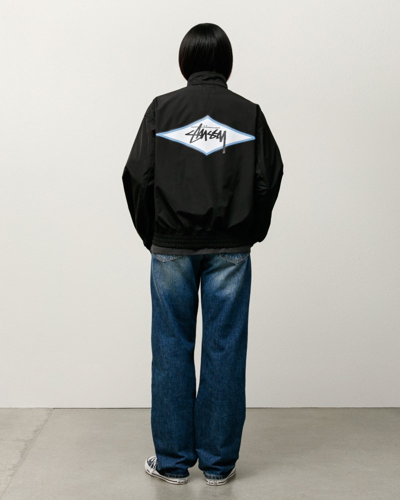 Stüssy Surf Team Harrington Jacket Dámské ZK22-8092D0 | Stussy Bundy Černé