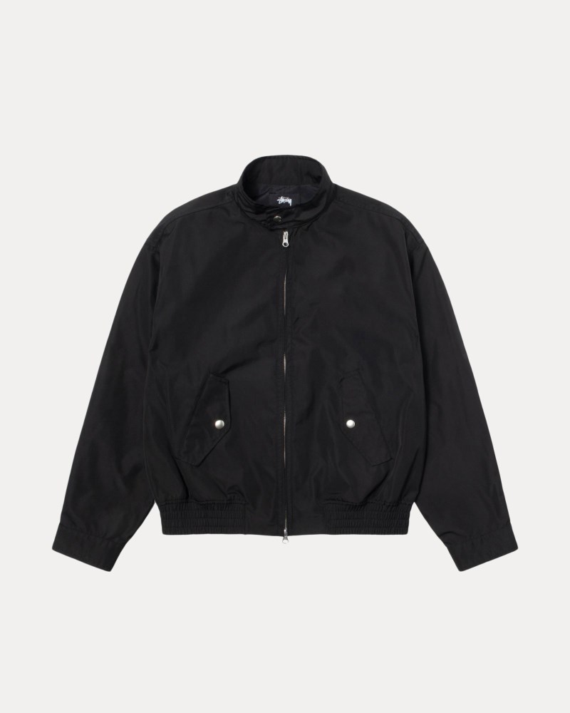 Stüssy Surf Team Harrington Jacket Dámské ZK22-8092D0 | Stussy Bundy Černé
