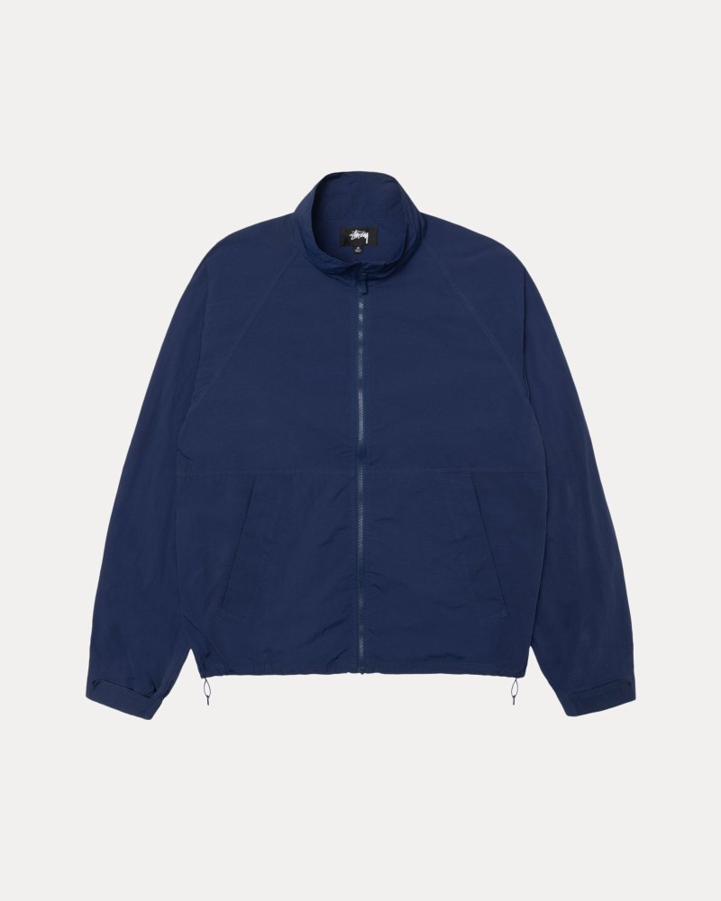 Stüssy Warm Up Jacket Dámské SW57-2217F2 | Stussy Bundy Tmavě Blankyt