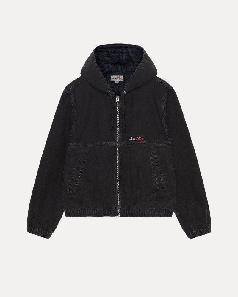 Stüssy Work Jacket Insulated Canvas Dámské FB81-5801H5 | Stussy Bundy Černé