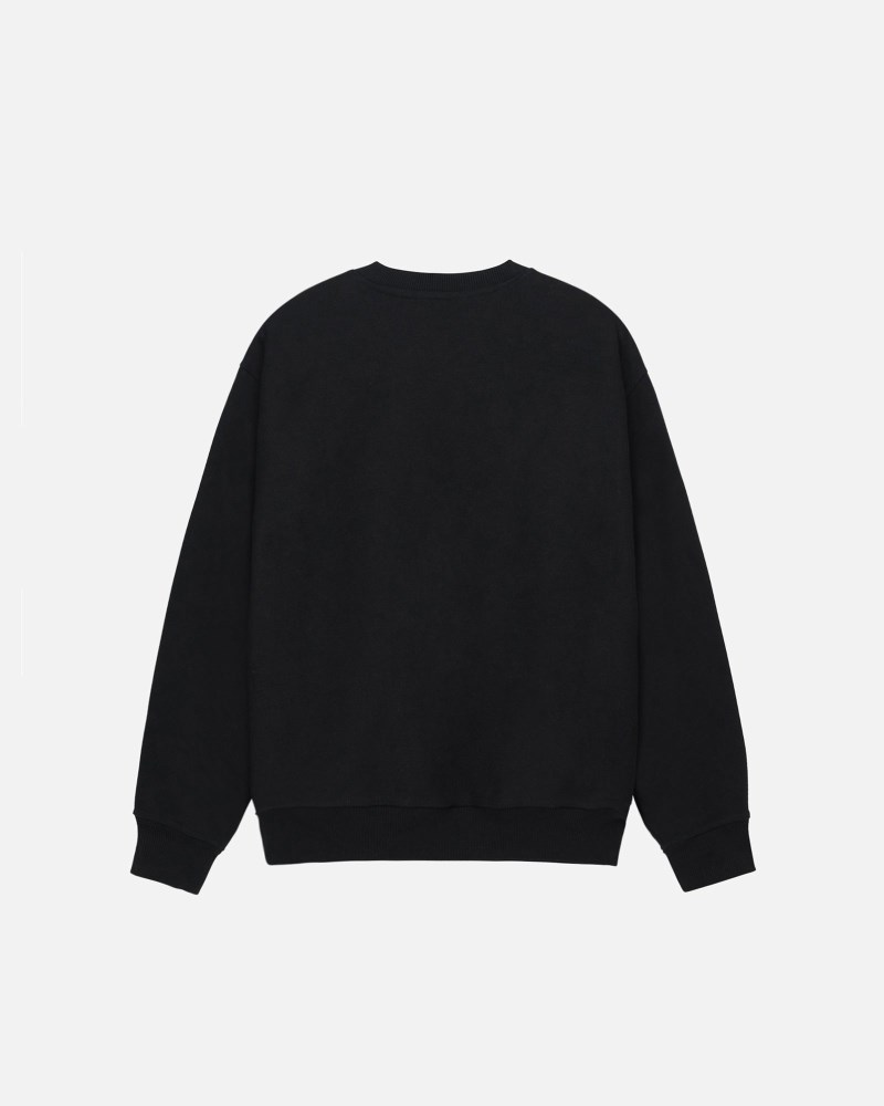 Stüssy Smooth 80 Crew Dámské PY51-0141D5 | Stussy Crewneck Černé