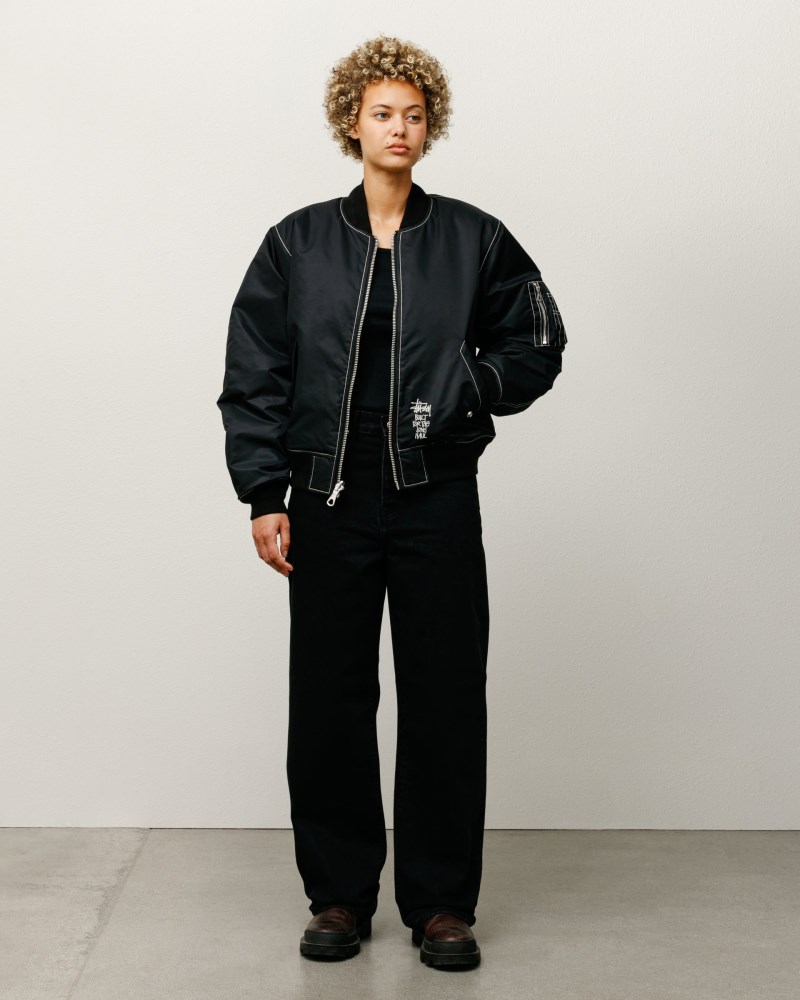 Stüssy Relaxed Jean Denim Dámské ZU95-4275L0 | Stussy Džíny Černé