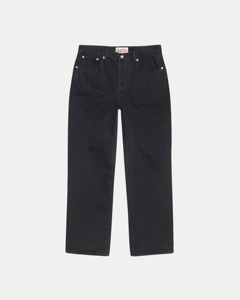 Stüssy Relaxed Jean Denim Dámské ZU95-4275L0 | Stussy Džíny Černé