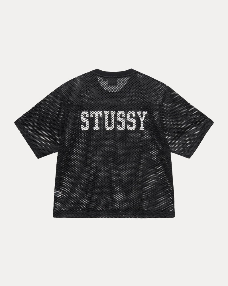 Stüssy Team Jersey 80 Dámské IA81-5261O8 | Stussy Dres Černé