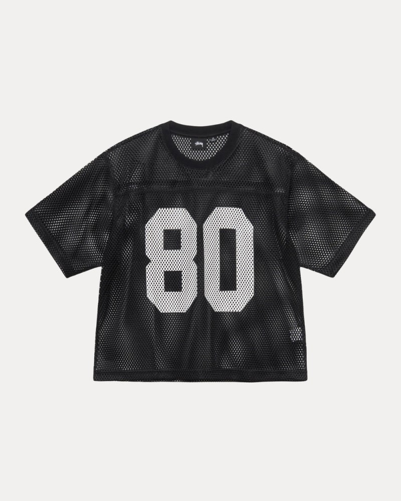 Stüssy Team Jersey 80 Dámské IA81-5261O8 | Stussy Dres Černé