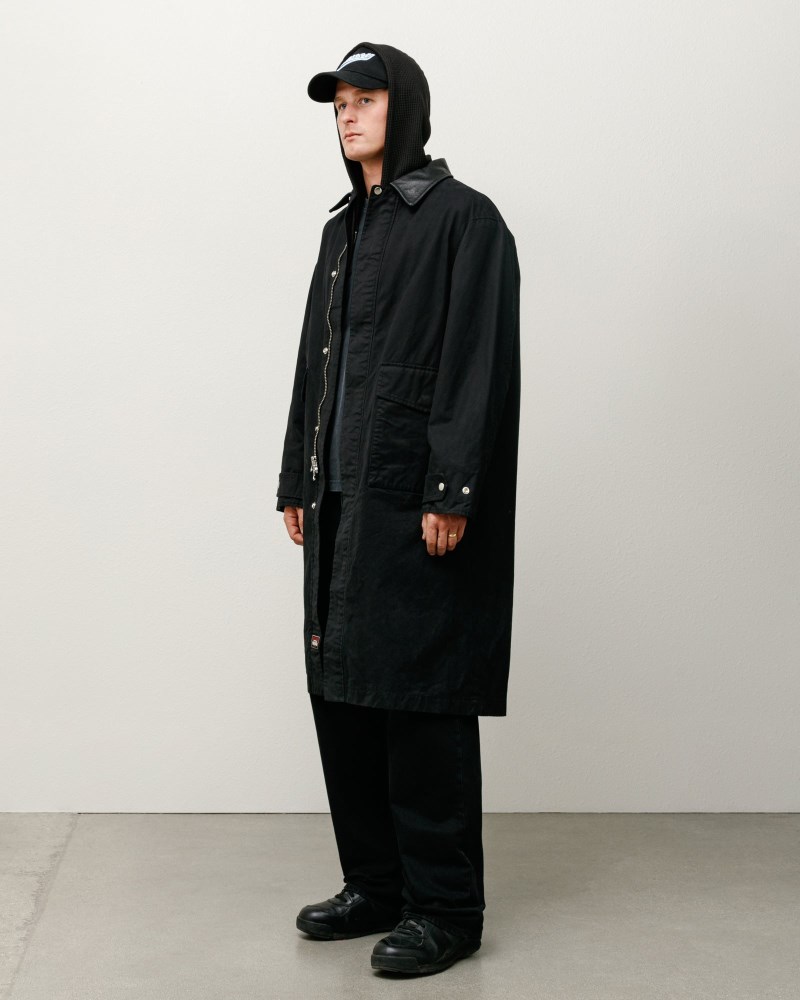 Stüssy Duster Coat Dámské FX53-8883L6 | Stussy Kabáty Černé