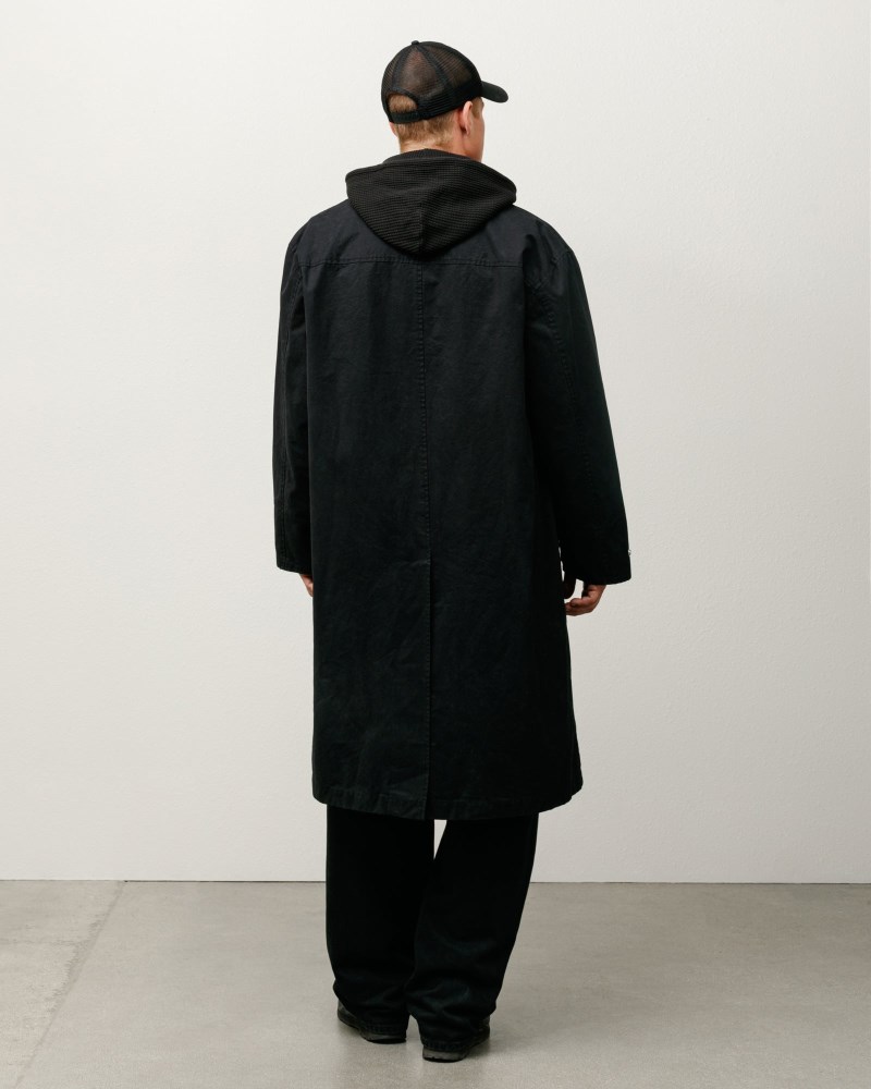 Stüssy Duster Coat Dámské FX53-8883L6 | Stussy Kabáty Černé