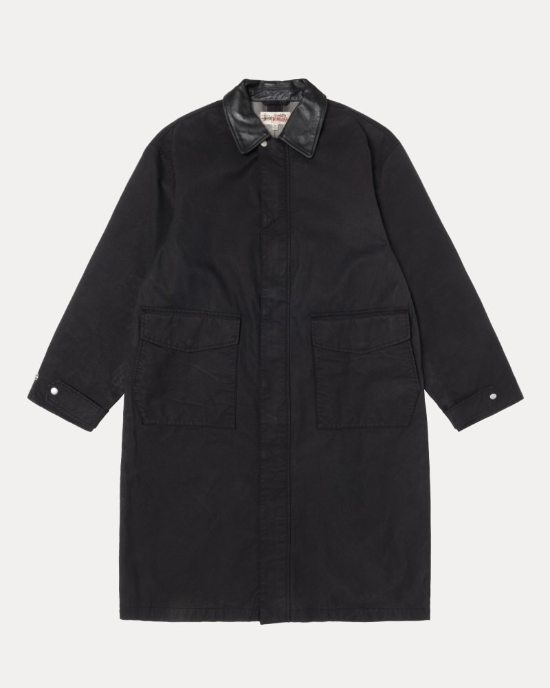 Stüssy Duster Coat Dámské FX53-8883L6 | Stussy Kabáty Černé