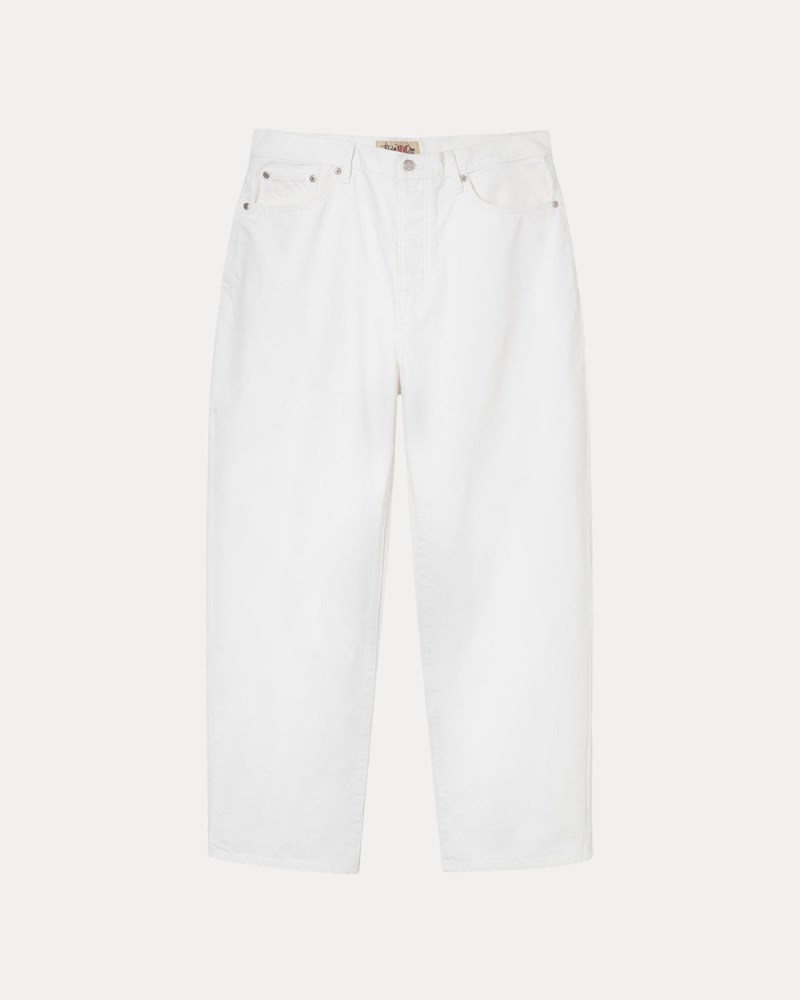 Stüssy Big Ol' Jean Overdyed Dámské NT52-6182D0 | Stussy Kalhoty Krém