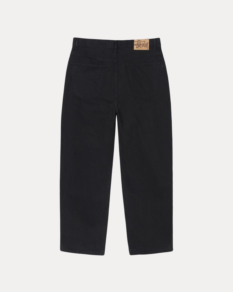 Stüssy Big Ol' Jean Overdyed Pants Dámské WU48-9198L6 | Stussy Kalhoty Černé