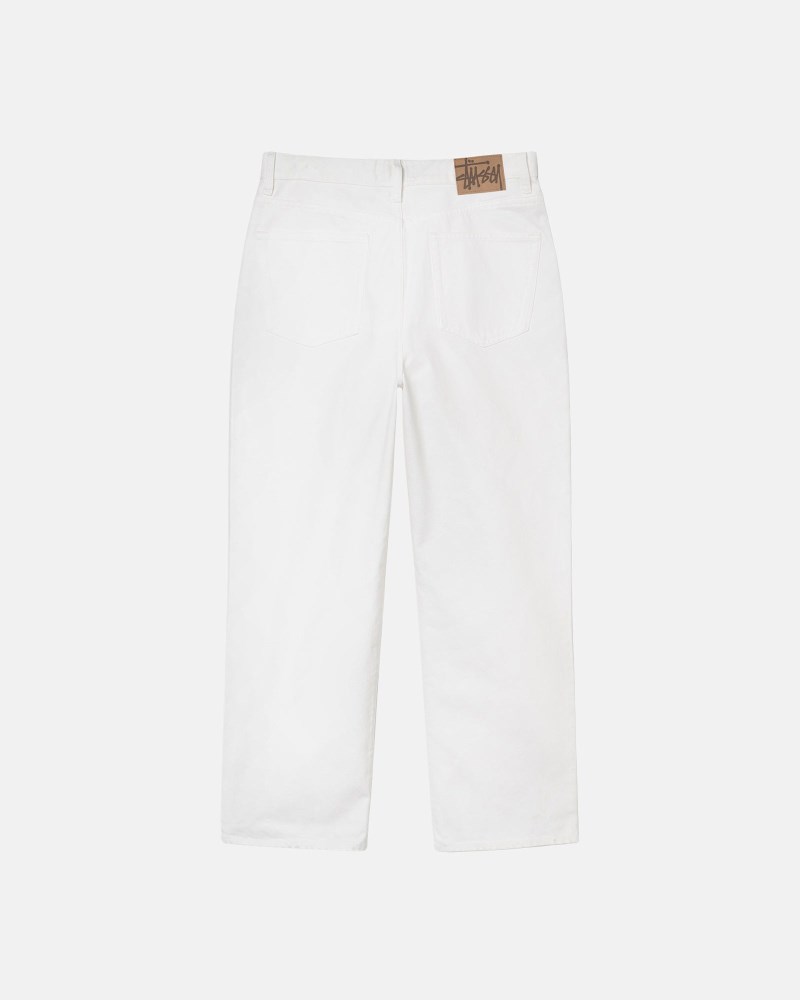 Stüssy Classic Jean Overdyed Dámské GC16-6396E1 | Stussy Kalhoty Krém