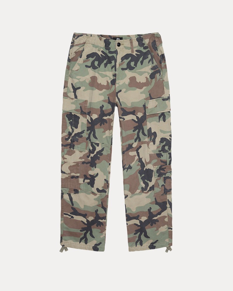 Stüssy Surplus Cargo Ripstop  Dámské KG64-3034I6 | Stussy Kalhoty Maskáčové