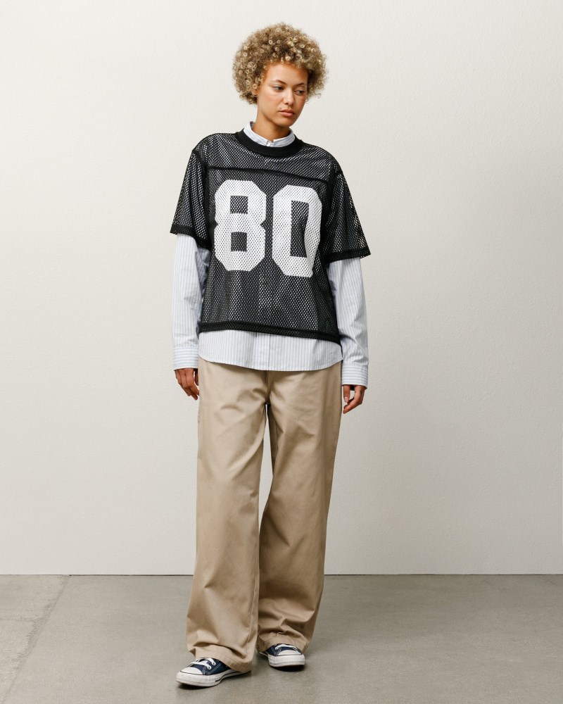 Stüssy Workgear Trouser Twill Dámské NQ27-6767G2 | Stussy Kalhoty Hnědožlutý