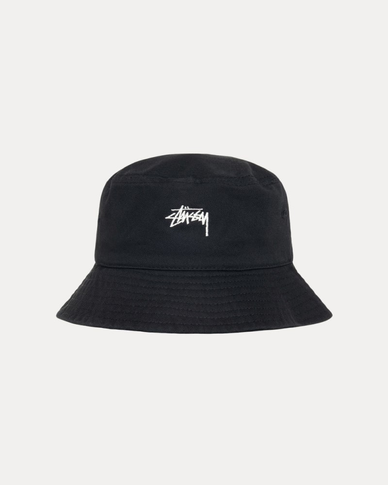 Stüssy Stock Bucket Hat Dámské TI07-1797N7 | Stussy Klobouky Černé