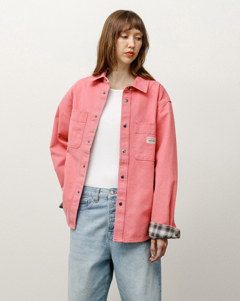 Stüssy Heavy Washed Canvas Shirt Dámské BV87-9197K6 | Stussy Košile Koralove