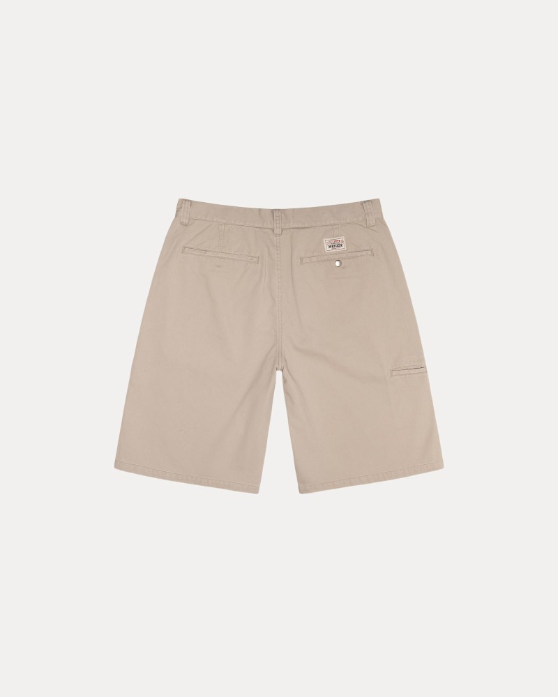 Stüssy Chino Work Shorts Dámské VV19-8029F3 | Stussy Kraťasy Hnědožlutý