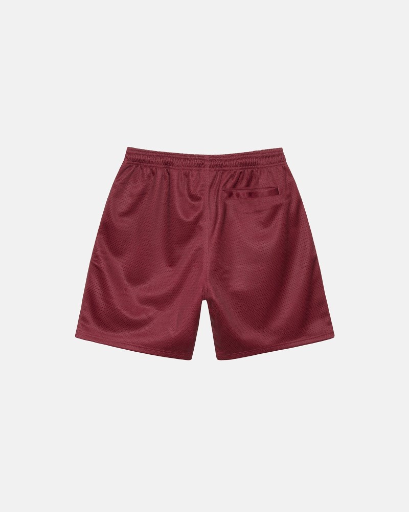 Stüssy Mesh Short Sport Dámské NS29-6669Y7 | Stussy Kraťasy Vínové