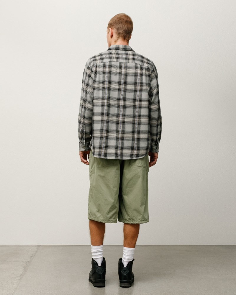 Stüssy Nyco Over Short Dámské BJ92-8372L4 | Stussy Kraťasy Zelene