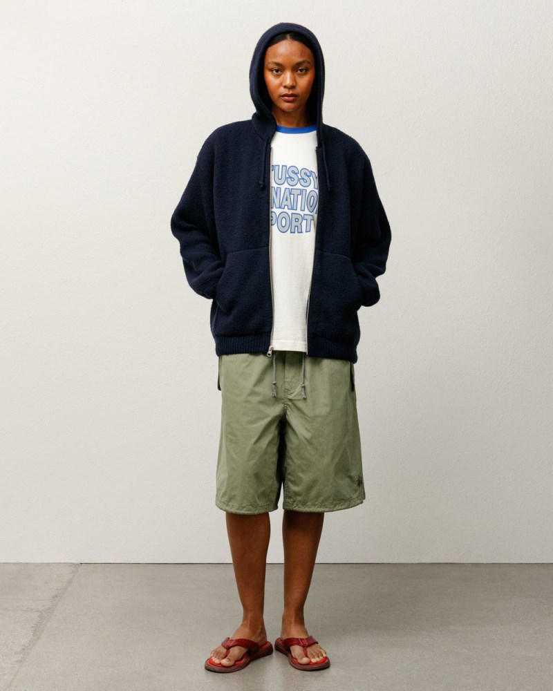 Stüssy Nyco Over Short Dámské BJ92-8372L4 | Stussy Kraťasy Zelene