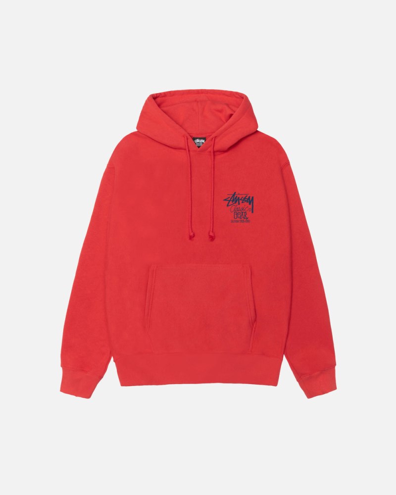 Stüssy Classic Gear Hoodie Dámské SM50-2430G1 | Stussy Mikina S Kapucí Červené