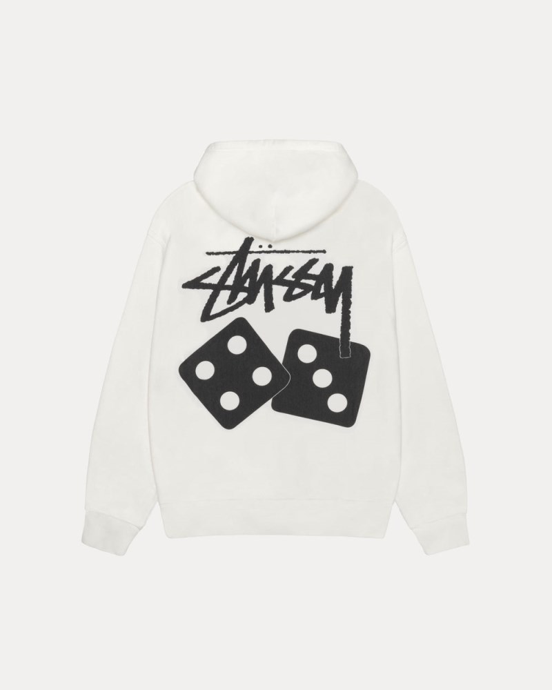 Stüssy Dice Hoodie Pigment Dyed Dámské NH49-1289C3 | Stussy Mikina S Kapucí Béžový