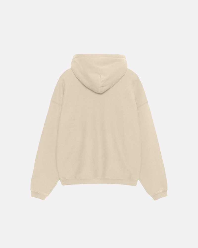 Stüssy Embroidered Relaxed Hoodie Dámské KR28-7698G7 | Stussy Mikina S Kapucí Hnědé