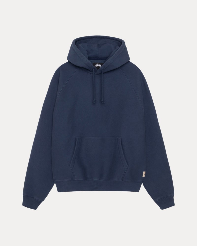 Stüssy Relaxed Hoodie Dámské HB53-0063I9 | Stussy Mikina S Kapucí Tmavě Blankyt
