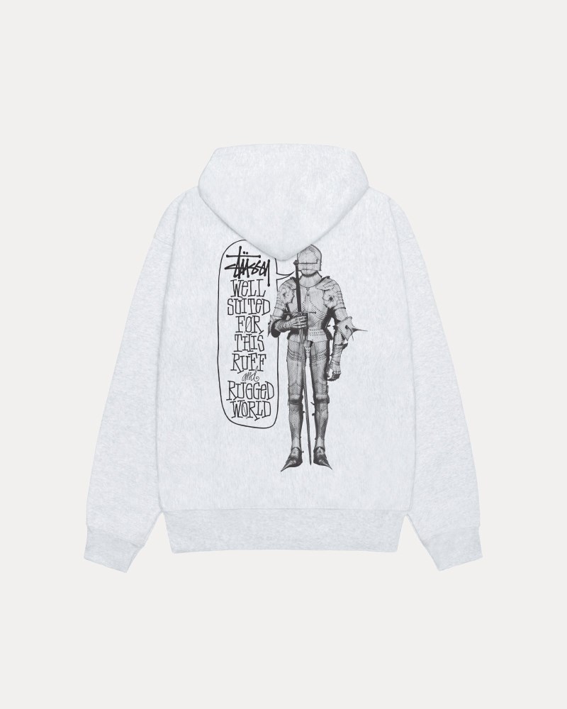 Stüssy Well Suited Zip Hoodie Dámské HZ84-6904Q9 | Stussy Mikina S Kapucí Bílé