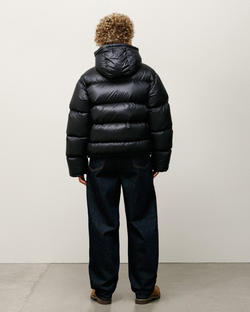 Stüssy Down Parka Micro Ripstop Dámské TM57-6177Q0 | Stussy Péřová Bunda Černé