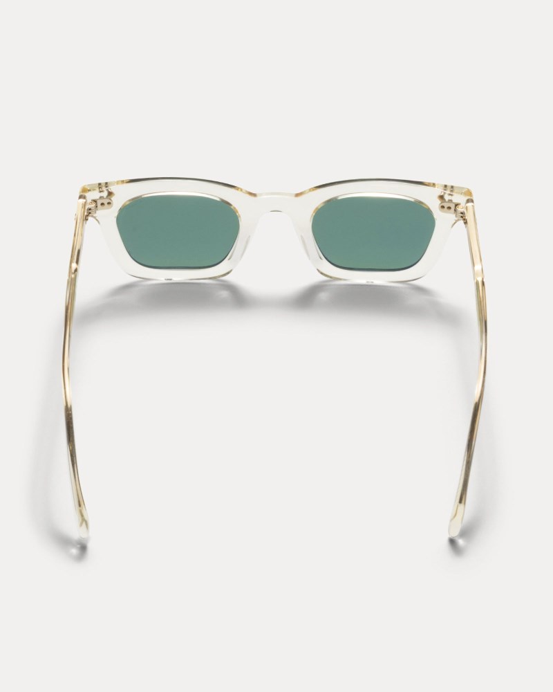 Stüssy Ace Sunglasses Dámské MP03-2993B3 | Stussy Sluneční Brýle Krém Zelene
