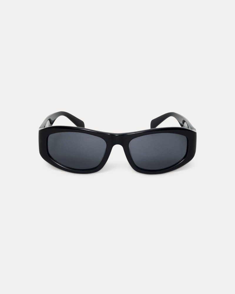 Stüssy Landon Sunglasses Dámské YU83-9423O5 | Stussy Sluneční Brýle Black/Black