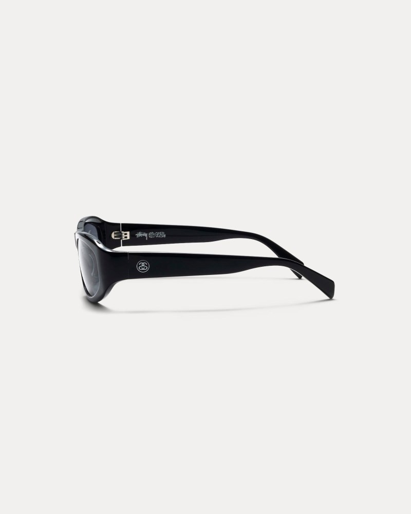 Stüssy Landon Sunglasses Dámské YU83-9423O5 | Stussy Sluneční Brýle Black/Black