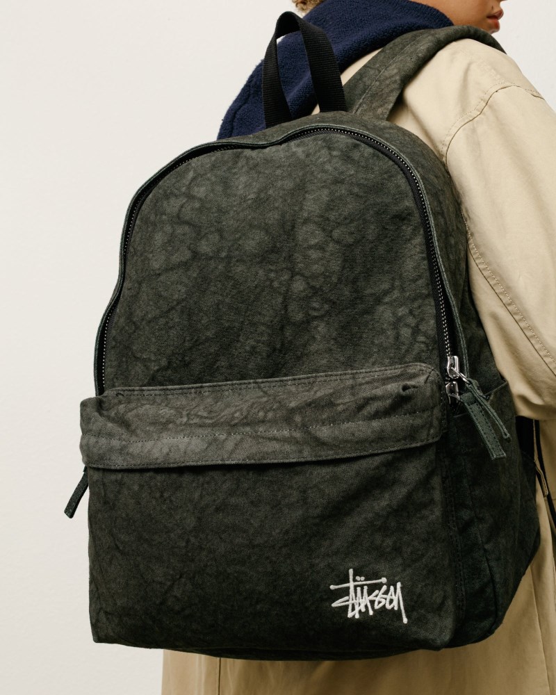 Stüssy Canvas Backpack Dámské HE28-3458R3 | Stussy Tašky Černé