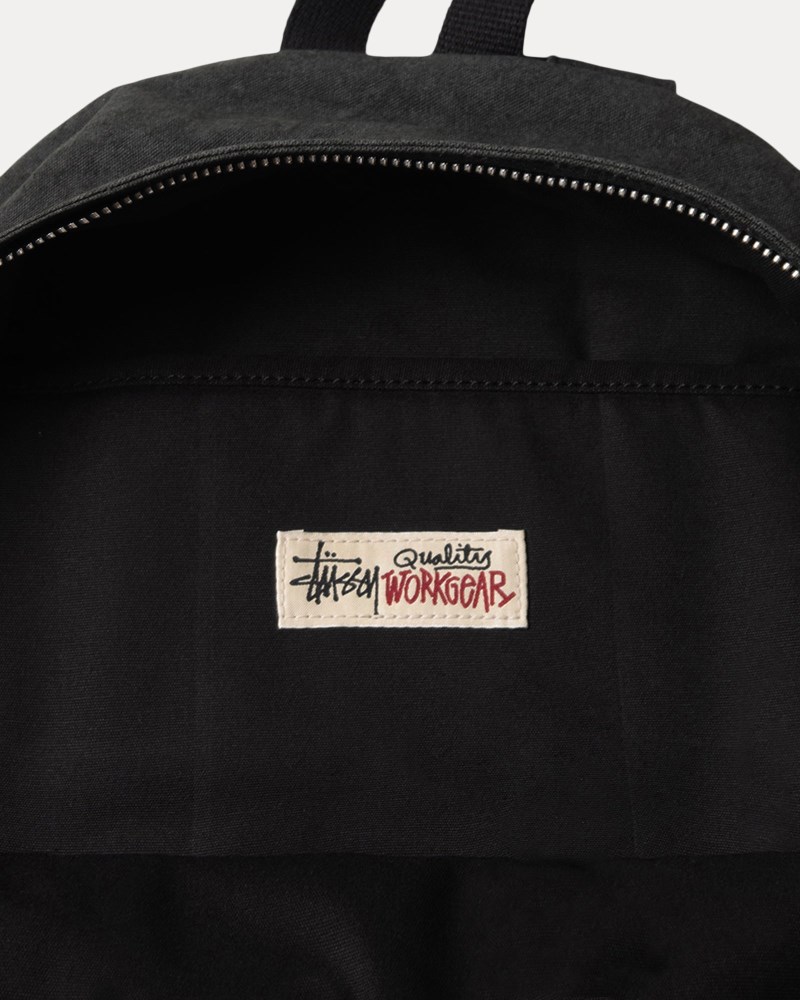 Stüssy Canvas Backpack Dámské HE28-3458R3 | Stussy Tašky Černé