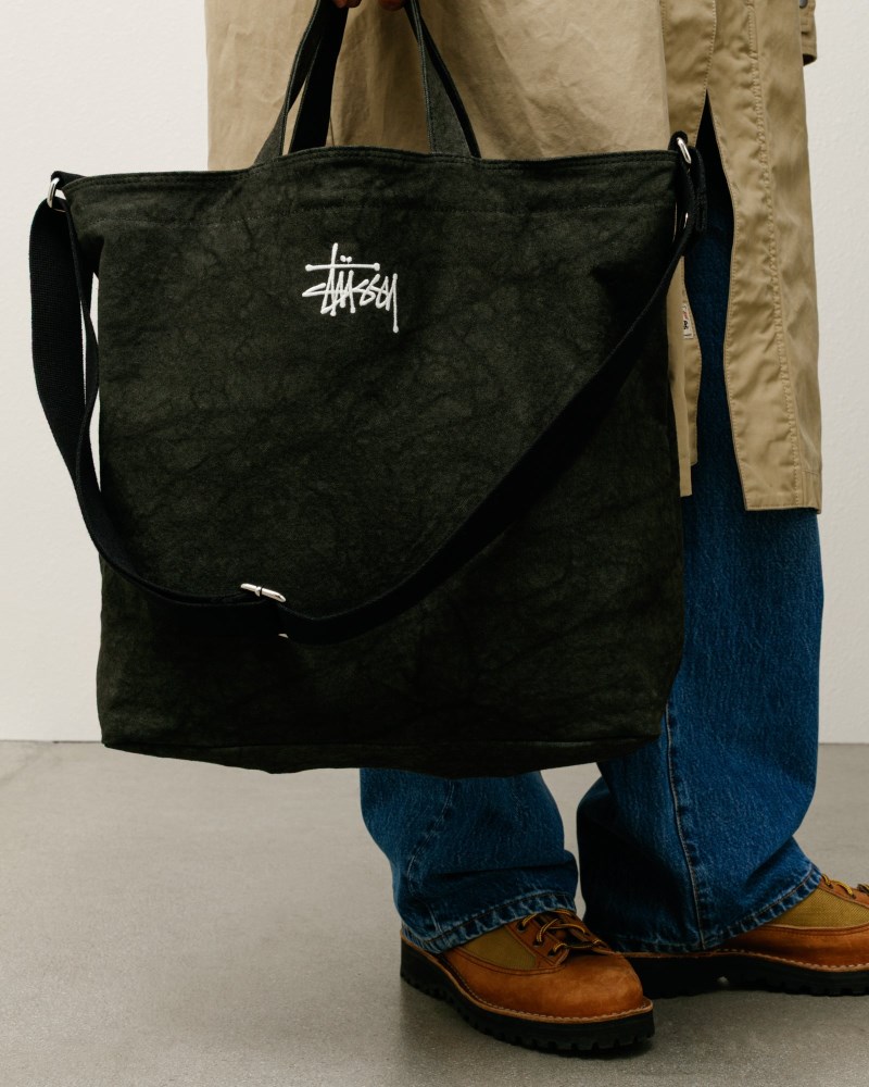 Stüssy Canvas Crossbody Bag Dámské XY82-6232N2 | Stussy Tašky Černé