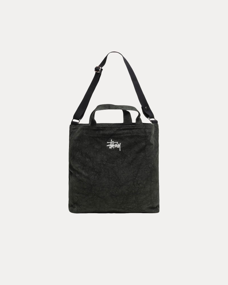 Stüssy Canvas Crossbody Bag Dámské XY82-6232N2 | Stussy Tašky Černé