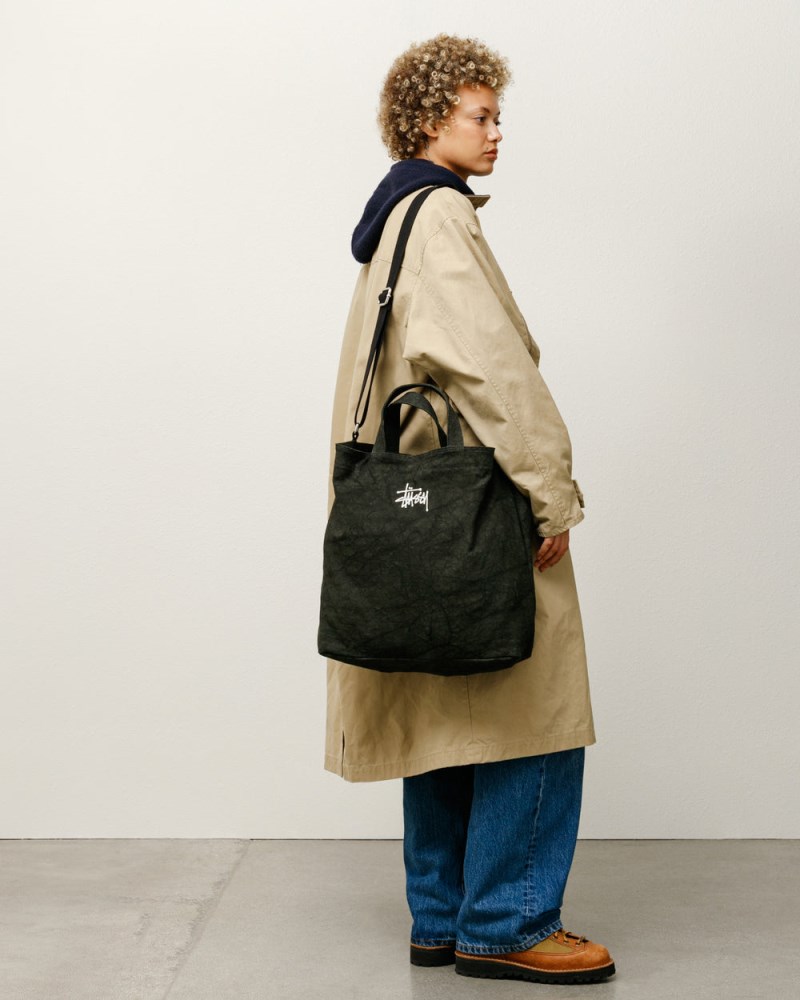 Stüssy Canvas Crossbody Bag Dámské XY82-6232N2 | Stussy Tašky Černé