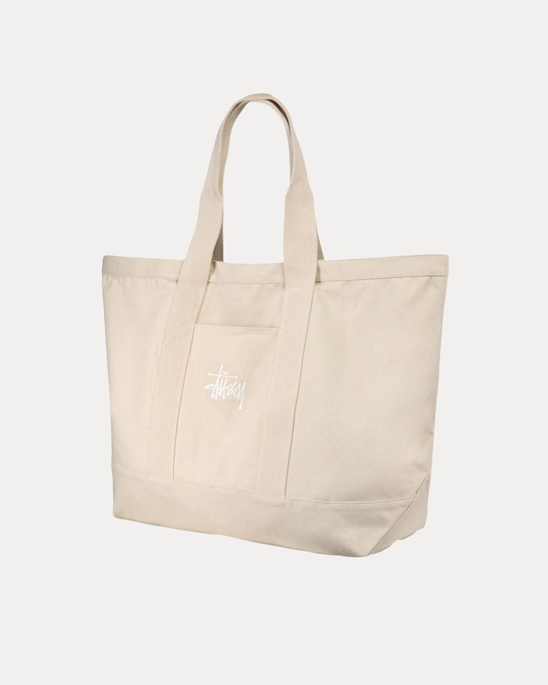 Stüssy Canvas Extra Large Tote Bag Dámské KJ45-1195B5 | Stussy Tašky Béžový