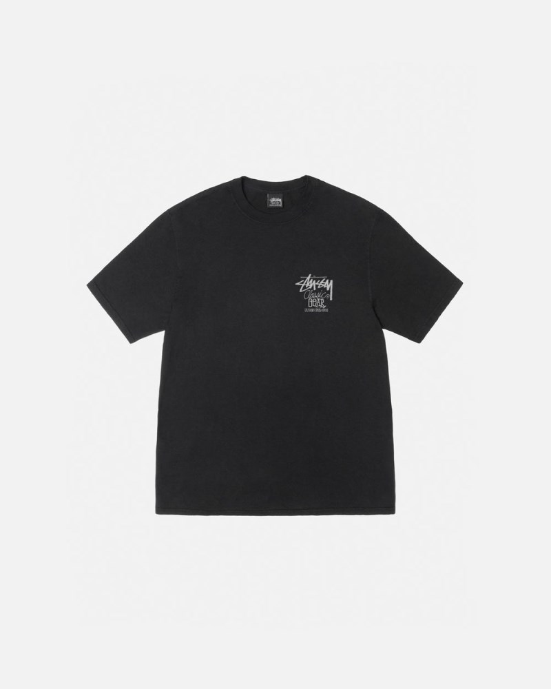 Stüssy Classic Gear Tee Pigment Dyed Dámské JJ03-1613Q7 | Stussy Tričko Černé