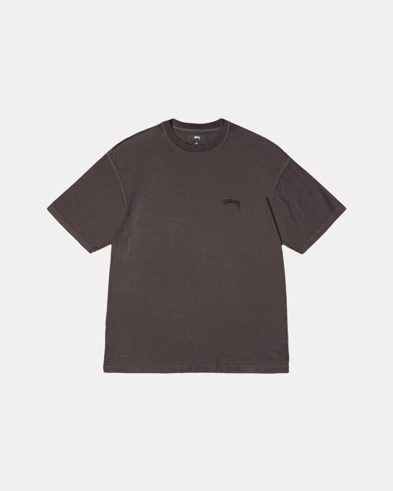 Stüssy Lazy Tee Dámské QR44-8614Z7 | Stussy Tričko Tmavě Šedé