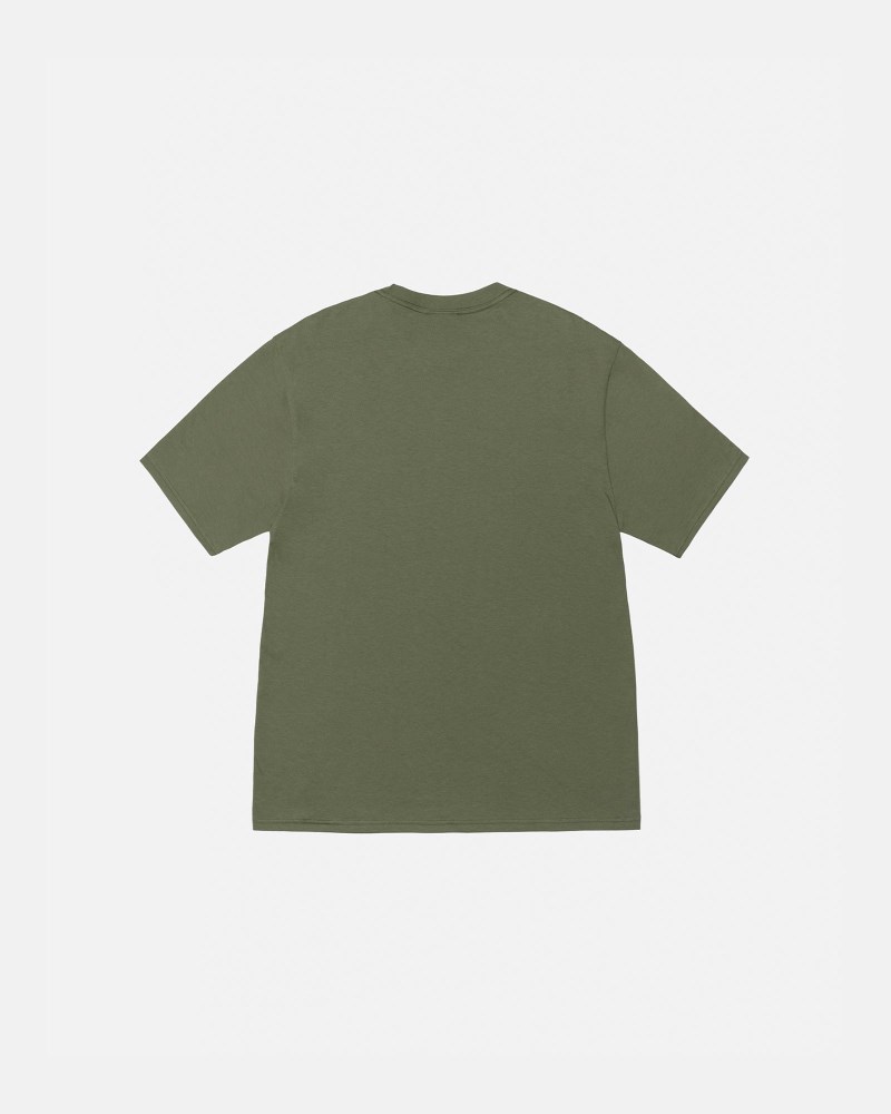 Stüssy Smooth 80 Tee Dámské UY74-0984S3 | Stussy Tričko Olivy Zelené