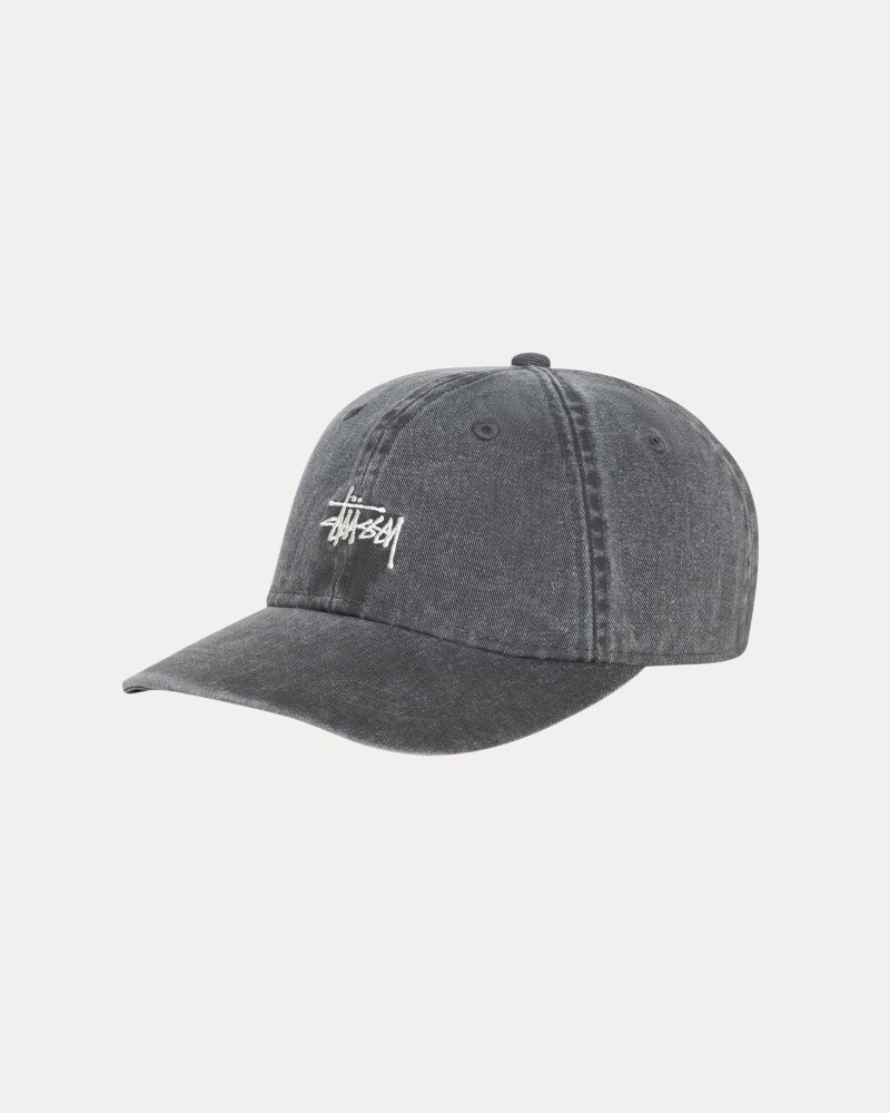 Stüssy Basic Cap Dámské KE24-0964G3 | Stussy Čepice Šedé