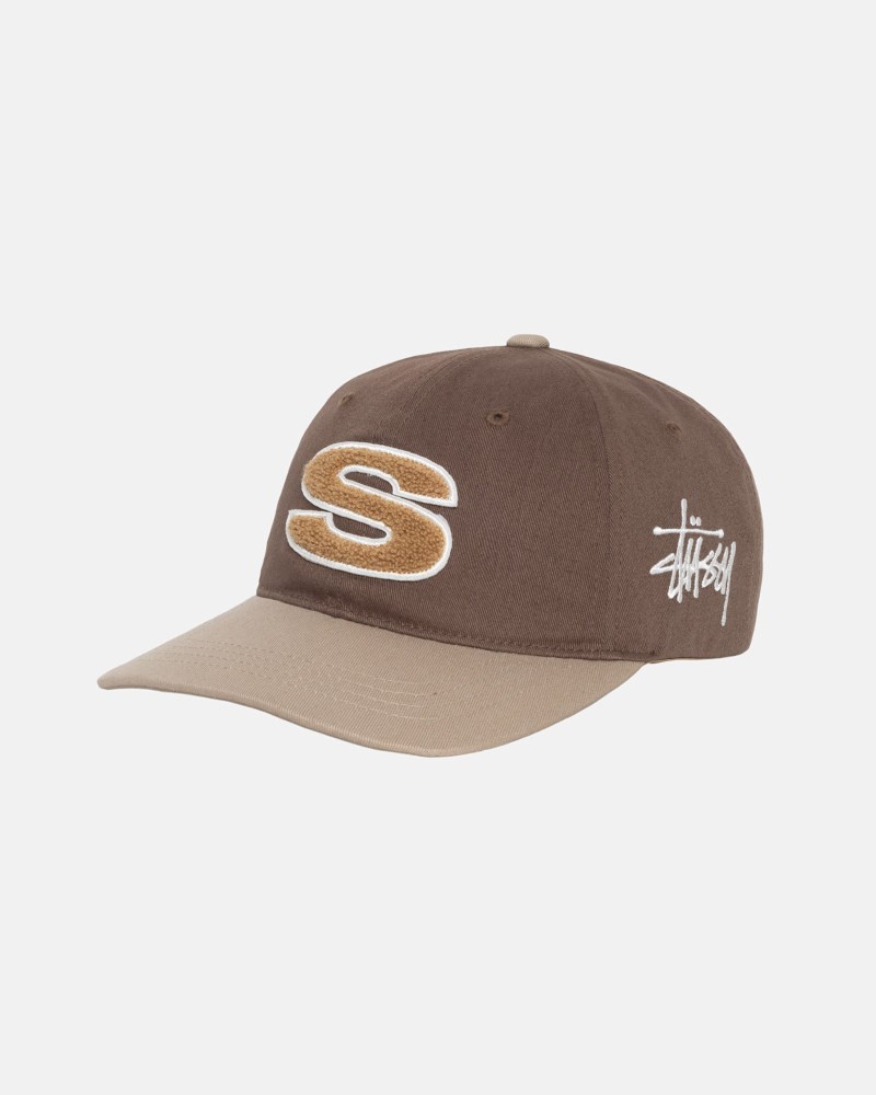 Stüssy Chenille S Low Pro Cap Dámské QU51-0531J1 | Stussy Čepice Hnědé