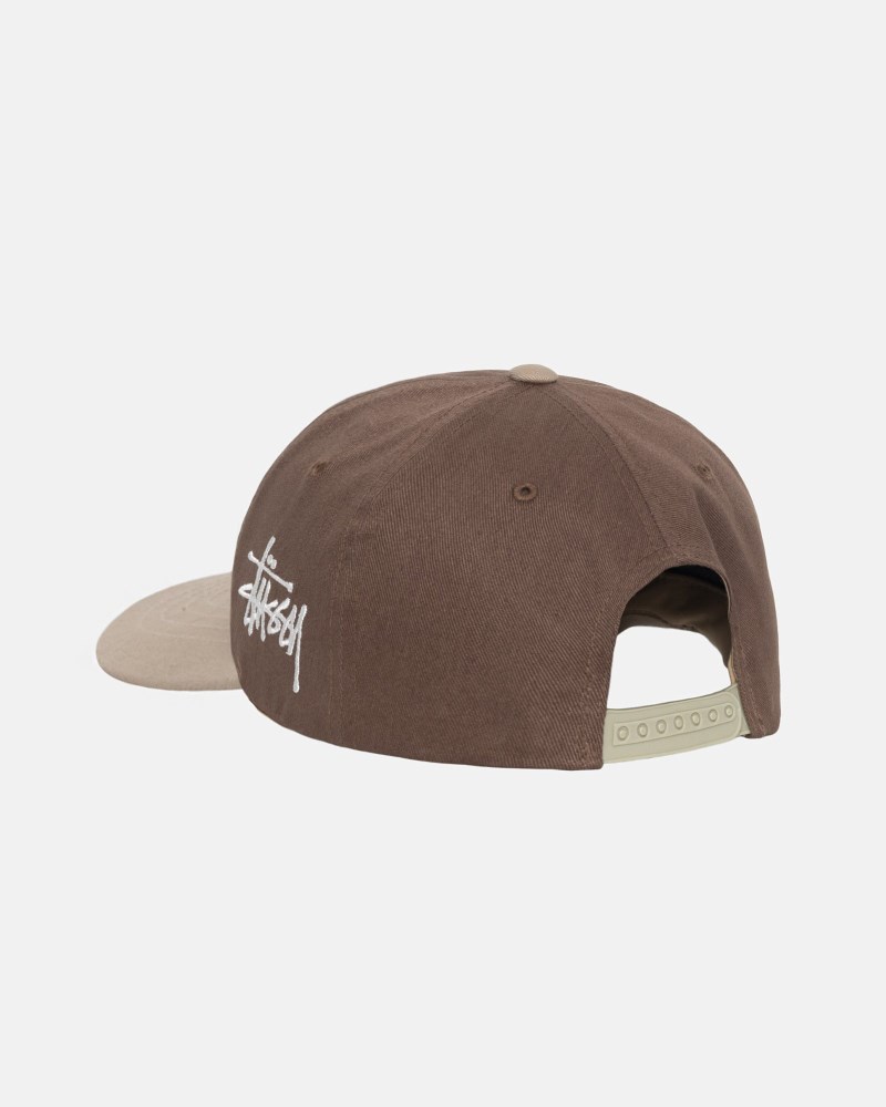 Stüssy Chenille S Low Pro Cap Dámské QU51-0531J1 | Stussy Čepice Hnědé
