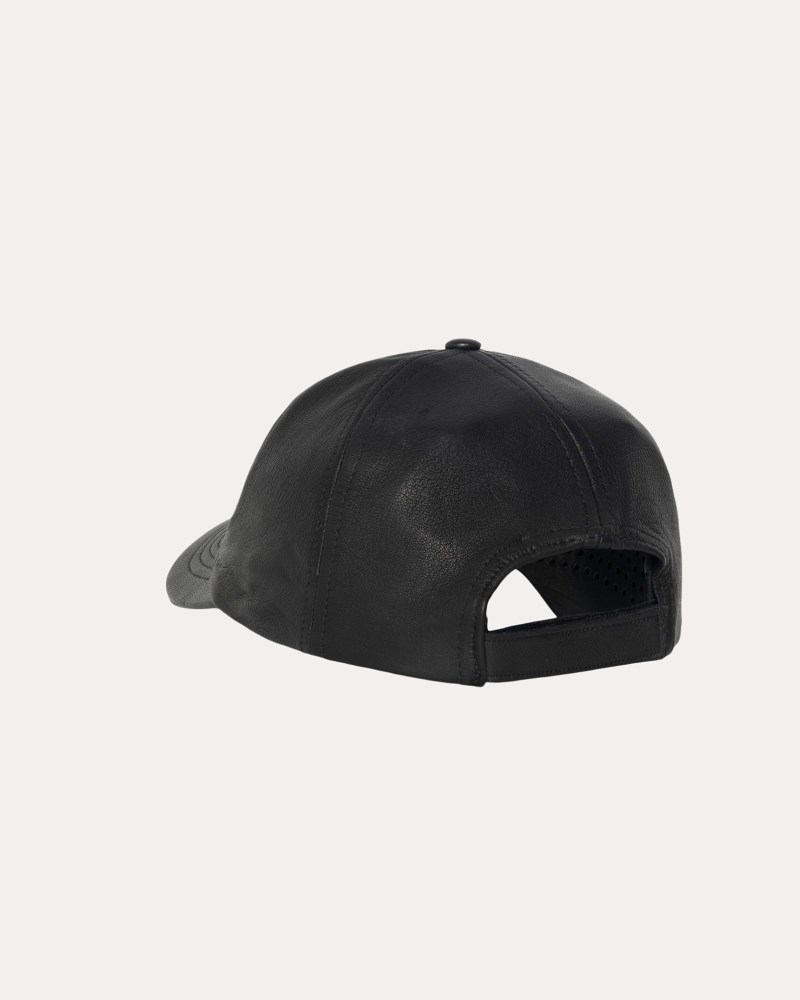 Stüssy Low Profile Leather Strapback Dámské TY38-8868K8 | Stussy Čepice Černé