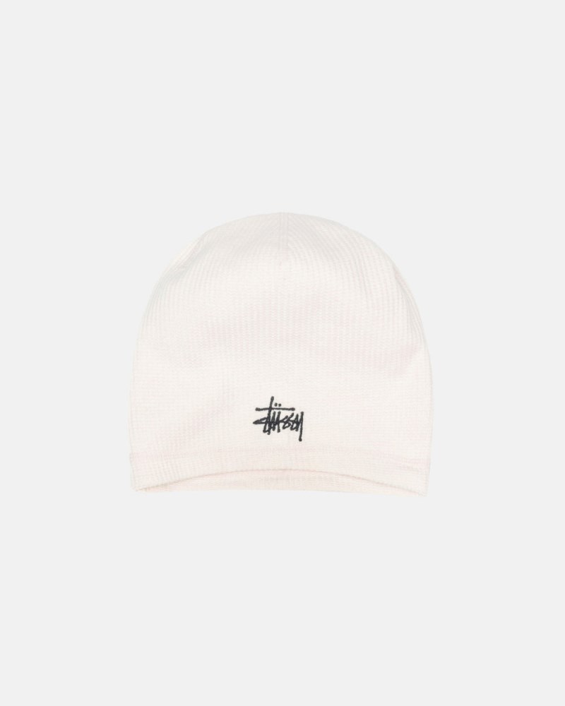 Stüssy Skullcap Waffle Dámské HK44-9544F5 | Stussy Čepice Krém