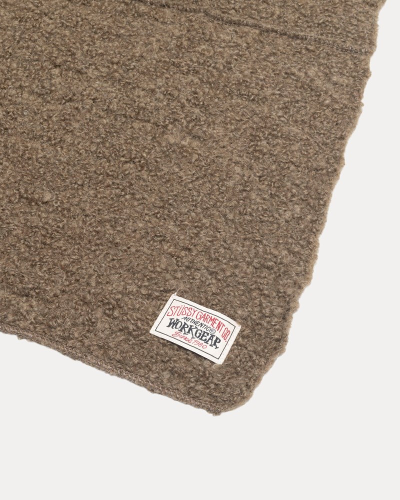 Stüssy Pieced Alpaca Wool Scarf Dámské ST06-3136Y6 | Stussy Šátek Hnědé